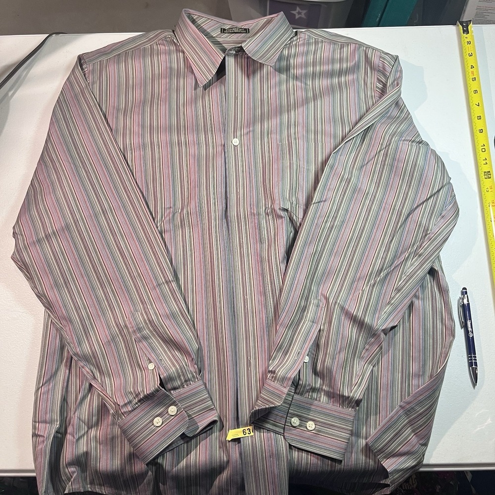 Eddie Bauer Shirt Men's XLT Green Plaid Button Down‎ Wrinkle Resistant Relaxed